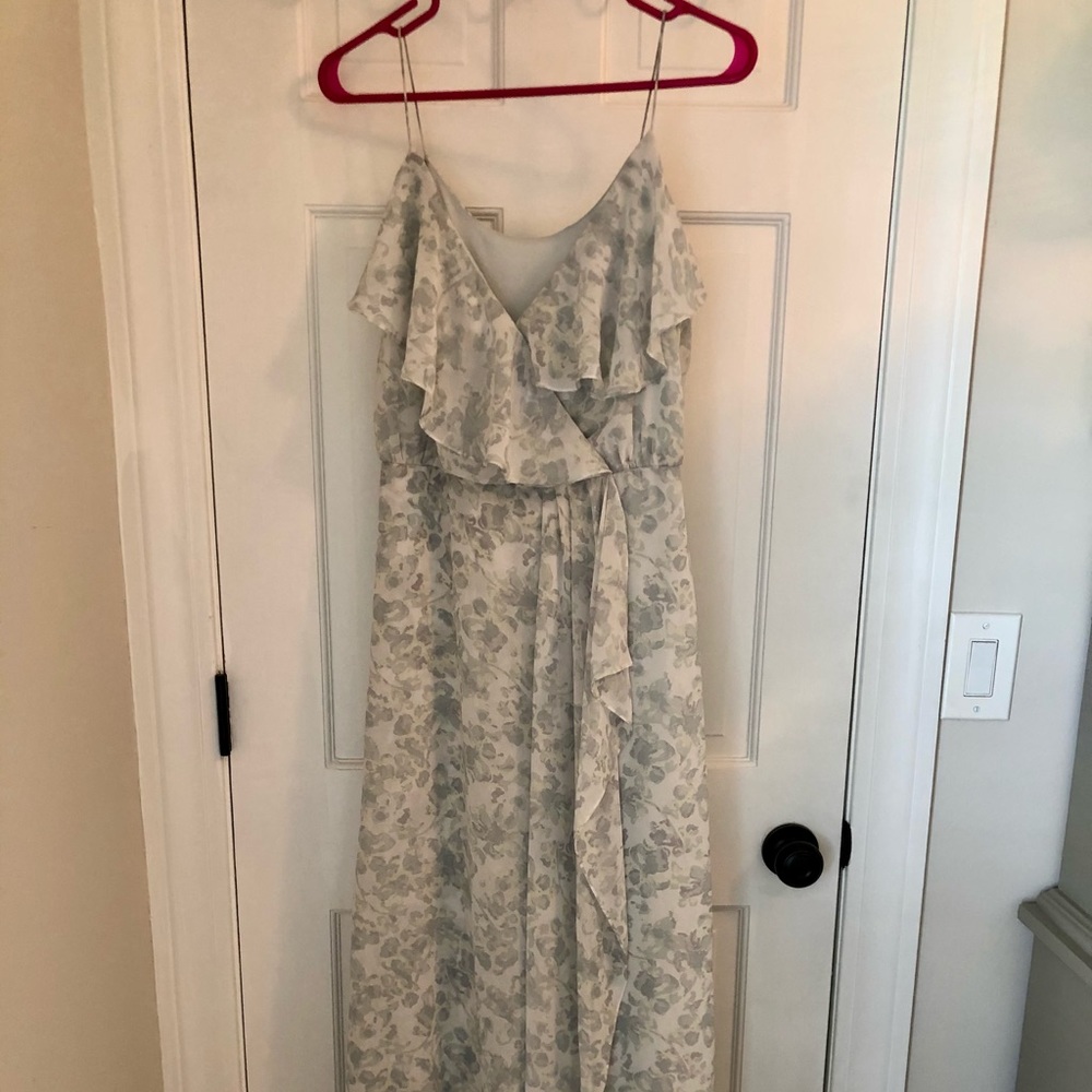 Nouvelle Amsale Pamela Dress in Cloud Print